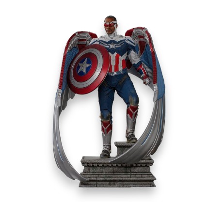Captain America Sam Wilson (Closed Wings) - 1/4 Legacy Replica - Falcon and the Winter Soldier - Iron Studios