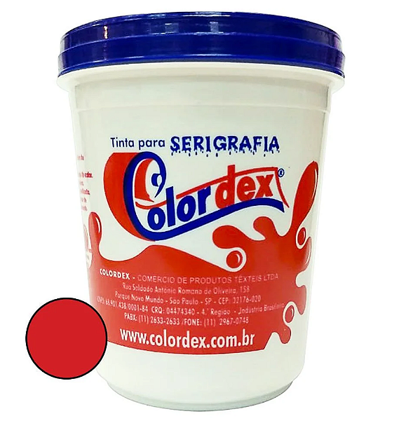 Pigmento Vermelho Vivo 1kg Colordex  Para Tintas A Base De Agua