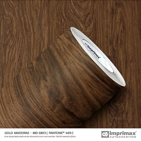 Adesivo Gold Madeira MD 1803 1,22m Imprimax
