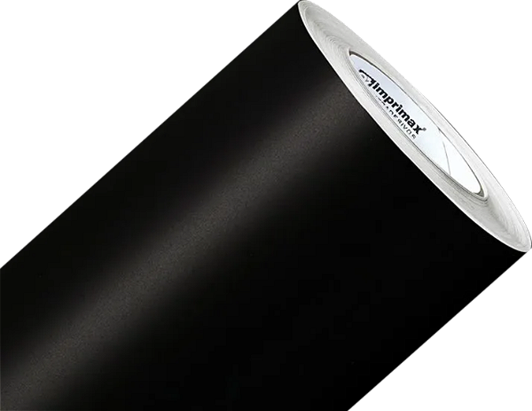 Adesivo Preto Fosco 1,40m Imprimax