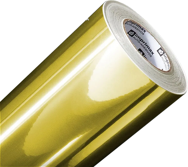 Adesivo Gold Metallic Ouro (Semi Espelhado) - 1,22m