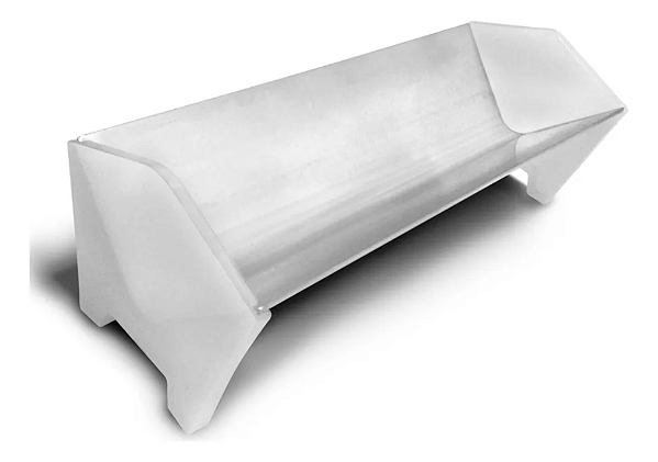 Calha AGABE Aplicador de Emulsão de Serigrafia em Alumínio 10cm HB