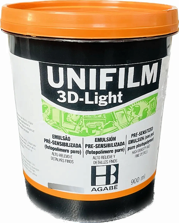Emulsao Unifilm 3D Pronta Agabe