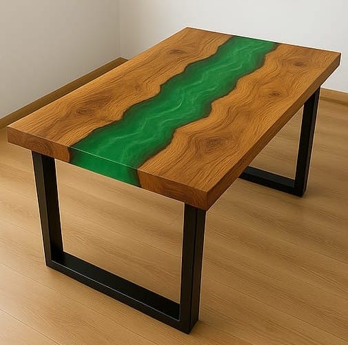 River Table Verde Natureza 1,20m x 0,70m