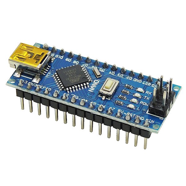 Placa Compatível Nano V3.0 ATMEGA328 Com Pinos Soldados.