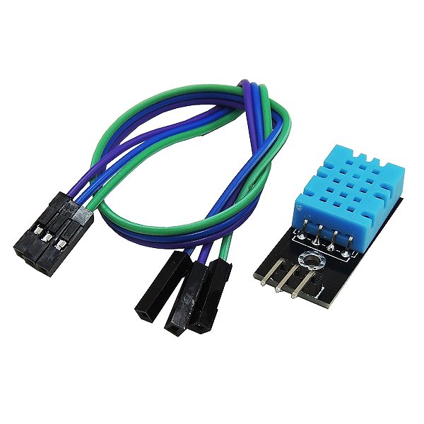 Módulo Sensor de Umidade e Temperatura DHT11 + Jumper