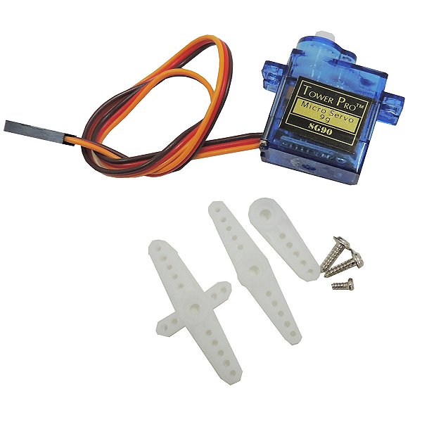 Micro Servo Motor 9g SG90 + Acessórios