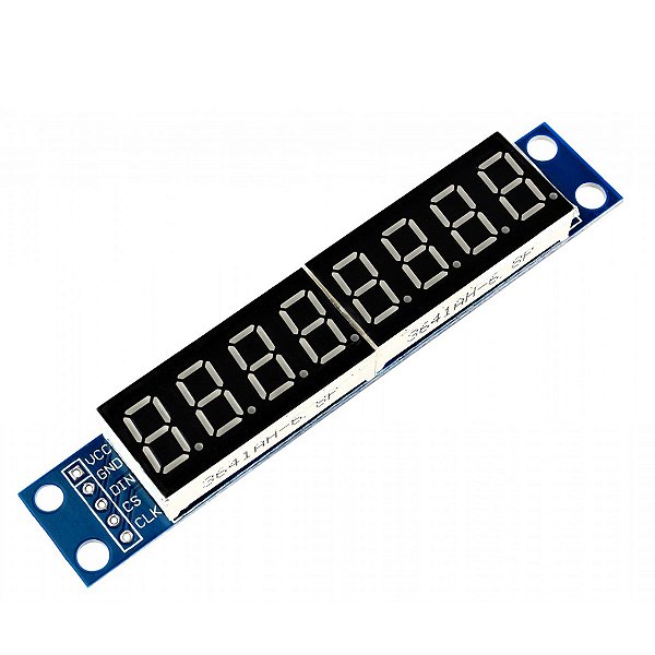Módulo Display de 7 segmentos  8 Dígitos MAX7219