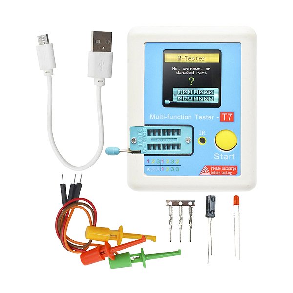 Testador Medidor Componentes Eletrônicos LCR-T7