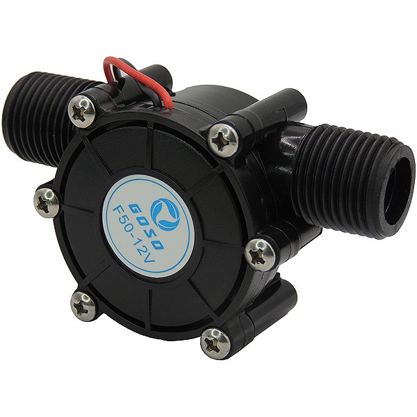 Mini Gerador Fluxo De Água Hidro Turbina 12v 10w