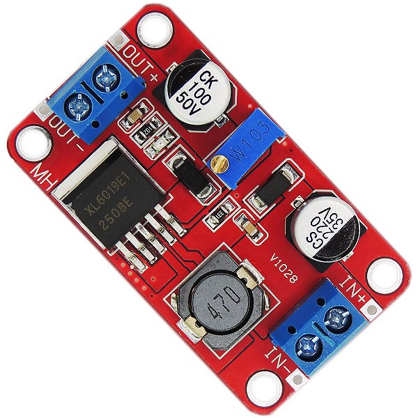 10x Módulo Conversor DC-DC Step-Up XL6019 Ajustável 5a