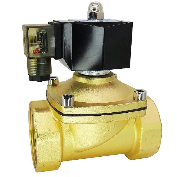 Válvula Solenoide 2 Vias Normal Fechada 2 Polegada 220v