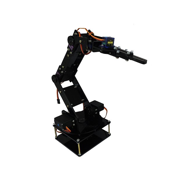 Kit Braço Robótico 6 Articulações + Servos