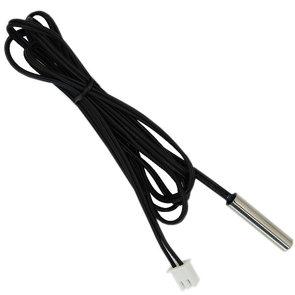 10x Sensor Temperatura NTC 10K Prova D'agua Sonda 1 Metros