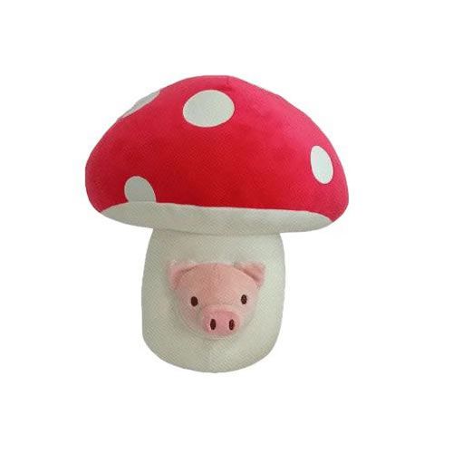 COGUMELO COM PORQUINHO DENTRO DE PELÚCIA (30CM)