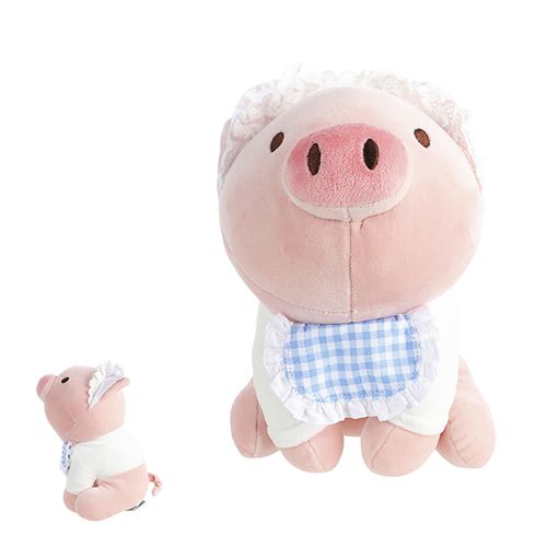 PORQUINHO DE PELUCIA COM BABADOR