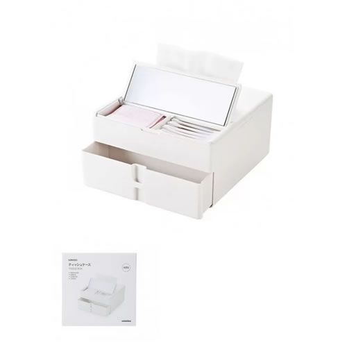 ORGANIZADORA C/ PORTA LENÇO PARA ALGODÃO E COTONETE
