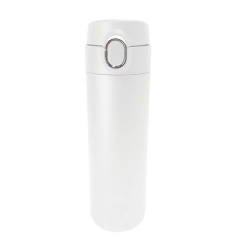 GARRAFA DE AÇO INOXIDÁVEL  BRANCA (480 ML)