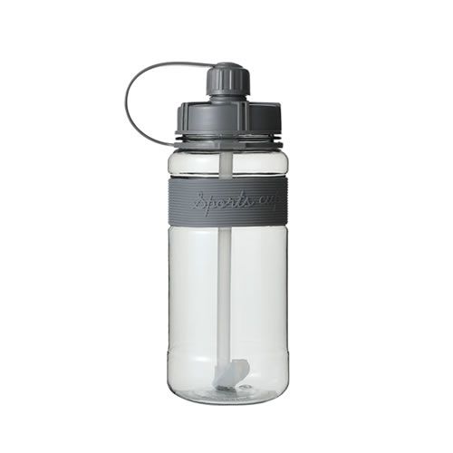 GARRAFA DE PLÁSTICO CINZA (1000 ML)