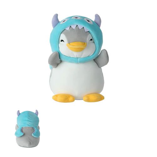 PINGUIM COM CHAPÉU DE MONSTRO DE PELÚCIA (22 cm)