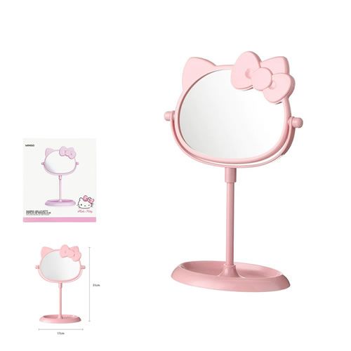 ESPELHO DE MESA REDONDOA JUSTÁVEL - HELLO KITTY