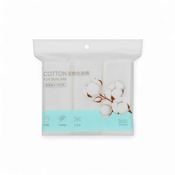 Algodão Para Limpeza Facial 300 Unidades Miniso
