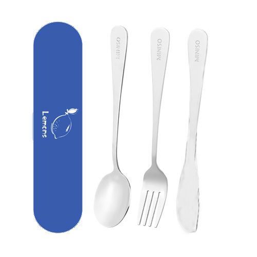 PORTA TALHERES - KIT COM ESTOJO , GARFO, FACA E COLHER - ROXO