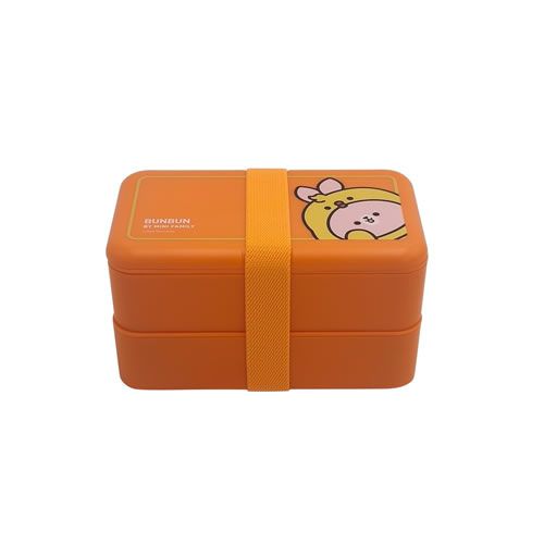 BENTO BOX CAMADA DUPLA COM GARFO E COLHER - COSPLAY ANIMAL BUNBUN - 1L
