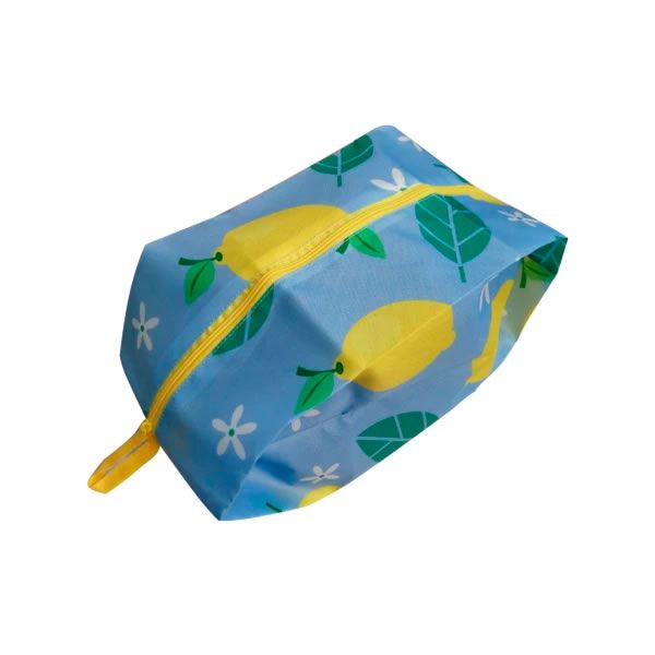 NECESSAIRE PARA VIAGEM DOBRÁVEL COM ESTAMPA DE LIMÃO - GRAND