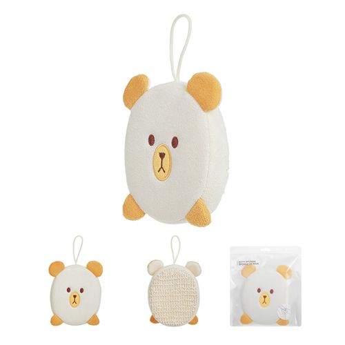 ESPONJA PARA BANHO FORMATO DE URSO