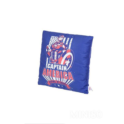 ALMOFADA QUADRADA CAPITÃO AMÉRICA AZUL