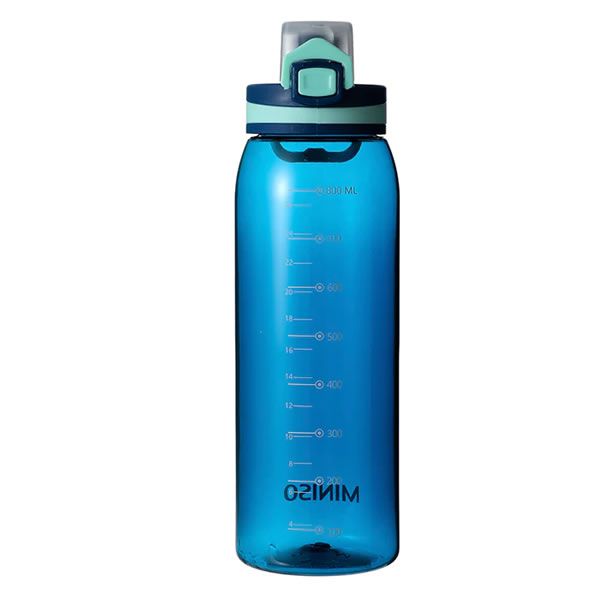 GARRAFA DE PLÁSTICO GRANDE 900 ML AZUL