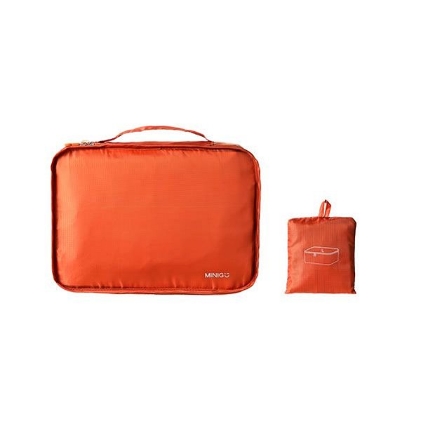 SACO DE ARMAZENAMENTO DE ROUPA GRANDE LARANJA