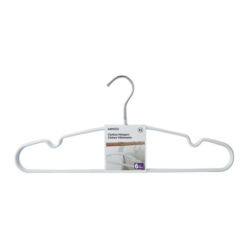 CONJUNTO DE CABIDES 6 PEÇAS ANTIDERRAPANTE BRANCO XL