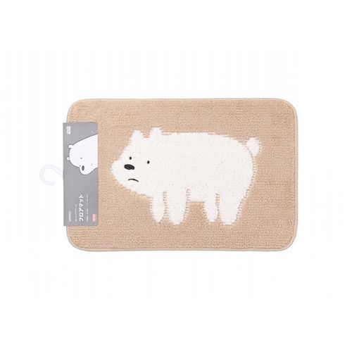 TAPETE DE CHÃO URSO SEM CURSO/WE BARE BEARS PARDO MARROM