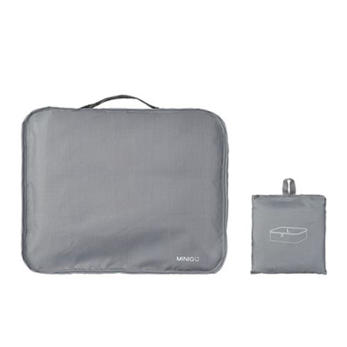 SACO DE ARMAZENAMENTO DE ROUPA GRANDE CINZA