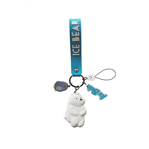 CHAVEIRO PARA CELULAR URSO SEM CURSO/WE BARE BEARS POLAR