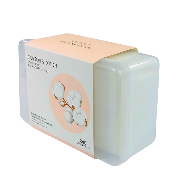 Almofadas de Algodão Facial Skincare 800 Peças Miniso