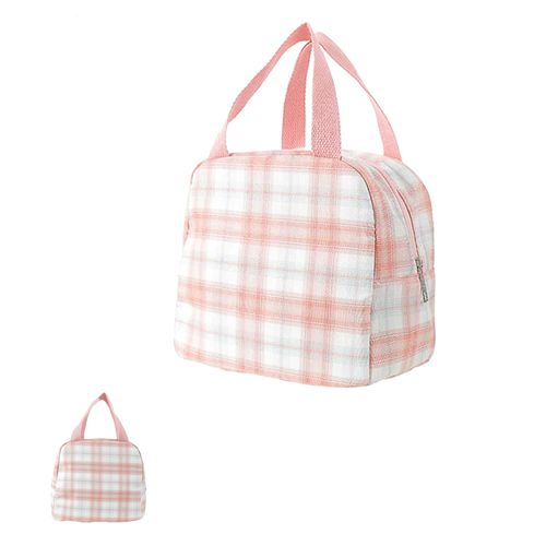 BOLSA XADREZ ROSA