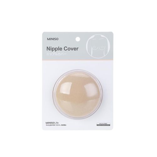 PROTETOR AUTO-ADESIVO PARA SEIOS, COM 2 PARES, COR NUDE