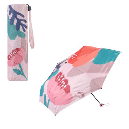 GUARDA-CHUVA DOBRAVEL COM PROTETOR SOLAR COM ESTAMPA FLORIDA
