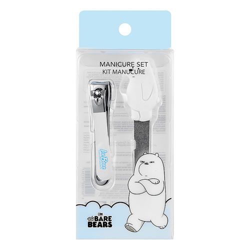 CONJUNTO LIXA E CORTADOR DE UNHAS URSO SEM CURSO/WE BARE BEARS POLAR
