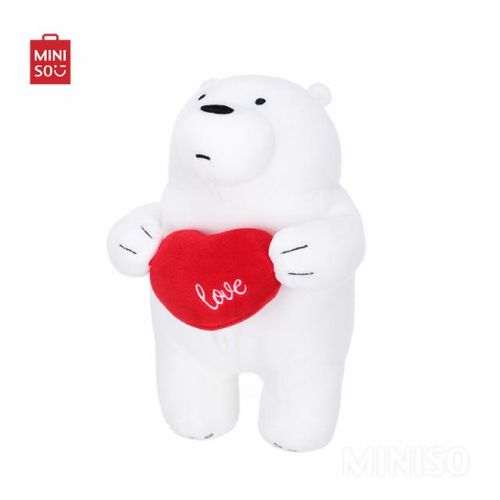 Pelúcia, Urso Sem Curso - Polar Com Coração/WE BARE BEARS (Love)