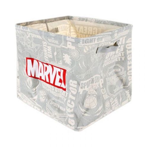 Cesto quadrado organizador dobrável. Marvel