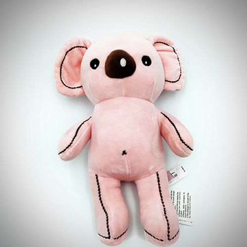 Pelúcia Coala 30cm, Cor rosa. Composição: 100% Poliéster