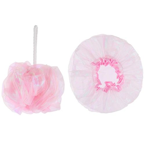 Kit Acessório Para Banho Rosa