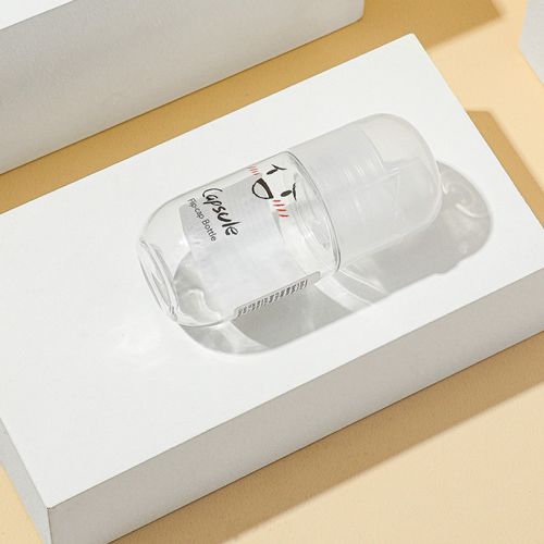 Frasco com tampa flip -  Capsule 30ml - Transparente