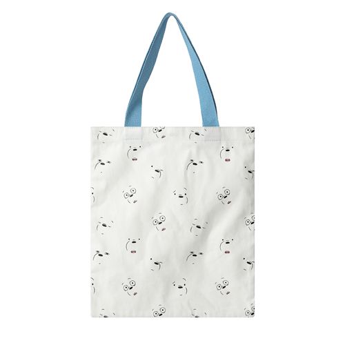 Bolsa Para Compras - URSO SEM CURSO/We Bare Bears com alça azul - Polar