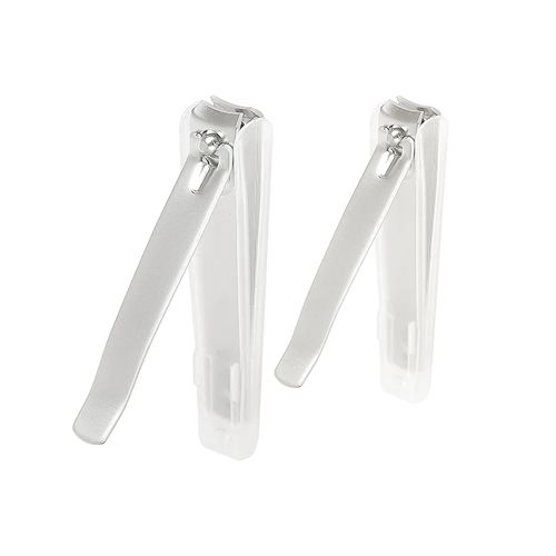 Cortador de Unha, Aço Inox. Kit com 2 cortadores