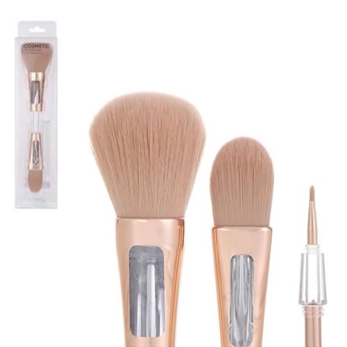 Pincel Para Maquiagem 4 Em 1 pó , Sombra, Sobrancelha e Base
